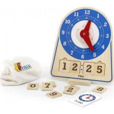 Viga Toys Játék Óra - Mennyi Az Idő? Számokkal és Mutatókkal (44547) oktatójáték