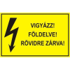  Vigyázz! Földelve! Rövidre zárva!