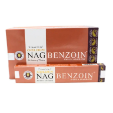 Vijayshree Fragrance Golden Nag füstölő - Benzoin (Benzoin) füstölő