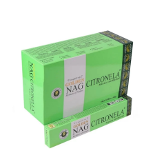 Vijayshree Fragrance Golden Nag füstölő - Citronella (Citronela) füstölő
