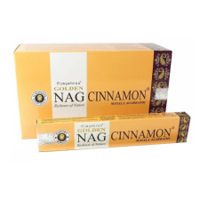 Vijayshree Fragrance Golden Nag füstölő - Fahéj (Cinnamon) füstölő