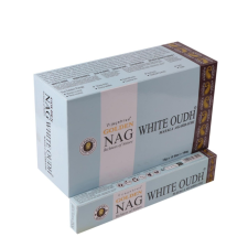 Vijayshree Fragrance Golden Nag füstölő - Fehér Agarfa (White Oudh) füstölő