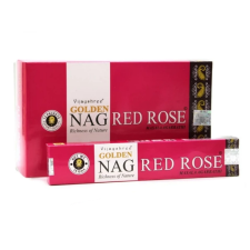 Vijayshree Fragrance Golden Nag füstölő - Vörös Rózsa (Red Rose) füstölő