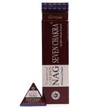 Vijayshree Fragrance Golden Nag füstölőkúp - Hét Csakra (Seven Chakra) füstölő