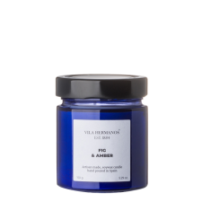 Vila Hermanos Apothecary Cobalt Blue Füge és Amber illatú gyertya 150g, gyertya