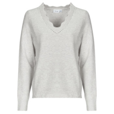 Vila Pulóverek VINIKOLINA V-NECK Bézs EU M női pulóver, kardigán