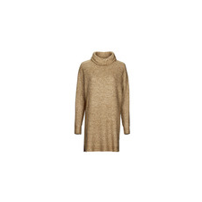 Vila Rövid ruhák VICILIA ROLLNECK L/S KNIT TUNIC/SU Bézs EU M női ruha