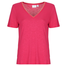 Vila Rövid ujjú pólók VINOEL Rózsaszín EU M