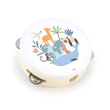  Vilac Drevená tamburína Zvieratá sveta Sarah Betz játékhangszer