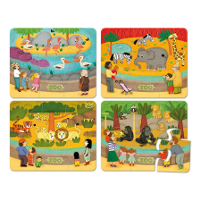 VILAC Fa puzzle állatkert 4x6 db puzzle, kirakós