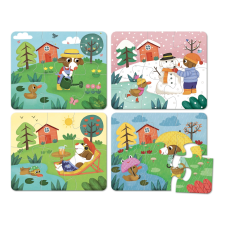 Vilac Fa Puzzle Négy Évszak puzzle, kirakós