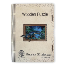 Világító dinoszaurusz fa puzzle A3 méretben puzzle, kirakós