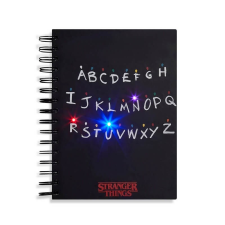 Világító Notebook A5 jegyzetfüzet - Stranger Things füzet