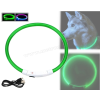  Világító nyakörv Állítható LED kutyanyakörv zöld MDA269