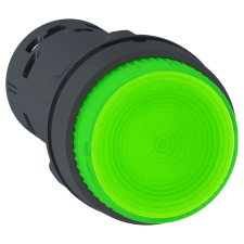  VILÁGÍTÓ NYOMÓGOMB LED, 1NO, ZÖLD villanyszerelés