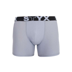  Világos szürke long férfi boxeralsó Styx sport gumi (U1067) L