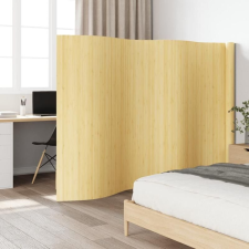 Világos természetes bambusz térelválasztó 165 x 600 cm bútor