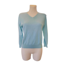  Világoskék vékony női pulóver (méret: M)