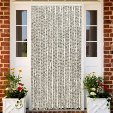  világosszürke és sötétszürke zsenília rovarfüggöny 100 x 200 cm szúnyogháló