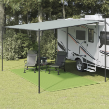 világoszöld HDPE sátorszőnyeg 250x450 cm kemping felszerelés