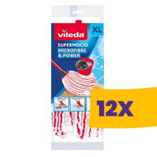 Vileda Microfibre&amp;Power gyorsfelmosó fej (Karton - 12 db) takarító és háztartási eszköz