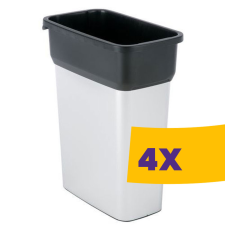 Vileda Professional Vileda Prof. Geo hulladékgyűjtő szemetes test 55L (Karton - 4 db) szemetes