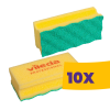 Vileda Professional Vileda Prof. PUR Active szivacs karcmentes 7x15cm Sárga 10db (Karton - 10 csomag)