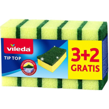 Vileda Tip Top szivacs 3+2 db tisztító- és takarítószer, higiénia