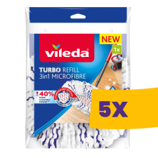 Vileda TURBO 3in1 felmosófej - pedálos felmosó szetthez (Karton - 5 db) takarító és háztartási eszköz