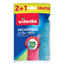  VILEDA Ultra Fresh mikroszálas törlőkendő 3 db tisztító- és takarítószer, higiénia