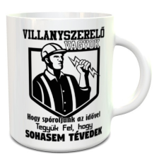 Villanyszerelő bögre - Ajándék villanyszerelőnek bögrék, csészék