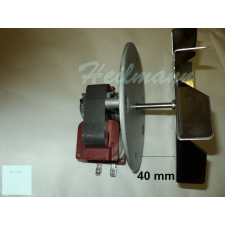  Villanytűzhely sütőventilátor + lapát 32W 37mm. tengellyel # (univerzális légkeveréses ventilátor 37mm ) # beépíthető gépek kiegészítői