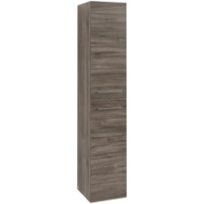Villeroy &amp; Boch Avento Magasszekrény, zsanér bal oldalon 350 mm Stone Oak fürdőszoba bútor