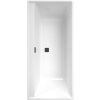 Villeroy and Boch Villeroy & Boch Collaro 1900 x 900 mm-es beépíthető egyenes kád Matt Black - UBA199COR2NV-01