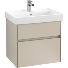 Villeroy & Boch Collaro szekrény 60.4x44.4x54.6 cm Függesztett, mosdó alatti szürke C00900VK fürdőszoba bútor