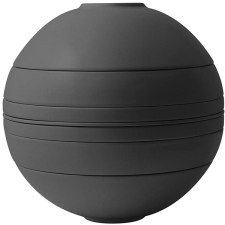 Villeroy & Boch ICONIC LA BOULE BLACK tányér és evőeszköz