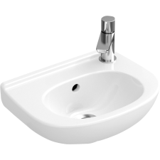 Villeroy & Boch O.Novo mosdótál 36x27.5 cm félkör alakú fehér 53603701 fürdőkellék