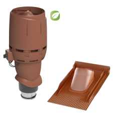 VILPE - Tetőventilátor szett Ø125 1005 téglavörös beépíthető gépek kiegészítői