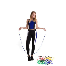 Vinex Ugrálókötél, gyöngyös, Piros/Fehér 240 cm VINEX ugrálókötél