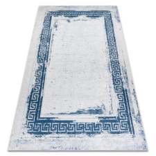 Vintage ANDRE 1213 mosható szőnyeg görög vintage csúszásgátló - fehér / kék 160x220 cm lakástextília