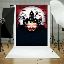  Vinyl háttér fotózáshoz. Halloween fotó háttér 180cm(sz) x 270cm(m) C9512 tapéta, díszléc és más dekoráció