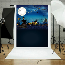 Vinyl háttér fotózáshoz. Halloween fotó háttér 200cm(sz) x 300cm(m) C9489 tapéta, díszléc és más dekoráció