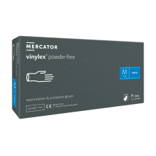  VINYLEX latexmentes, púdermentes vinyl vizsgálókesztyű - M, Vinyl, 100 védőkesztyű
