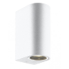 Viokef 2L wall lamp white round H:150 Tilos