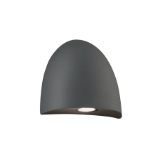 Viokef Bauta sötétszürke LED kültéri fali lámpa (VIO-4260400) LED 1 izzós IP54 kültéri világítás