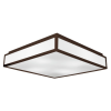 Viokef Ceiling lamp wenge L:400x400  Figaro