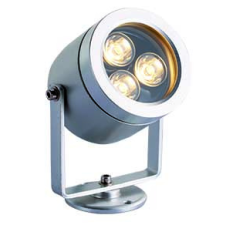 Viokef Dias ezüst kültéri LED állólámpa (VIO-4187700) LED 1 izzós IP65 kültéri világítás