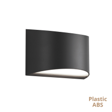 Viokef Fun sötétszürke LED kültéri fali lámpa (VIO-4293800) LED 1 izzós IP65 kültéri világítás