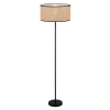 Viokef Gheisa natúr-fekete állólámpa (VIO-4285700) E27 1 izzós IP20