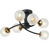 Viokef Ifigenia fekete mennyezeti lámpa (VIO-4239500) G9 6 izzós IP20